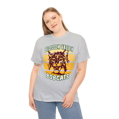 Old School Sun Bobcats Adult Tee