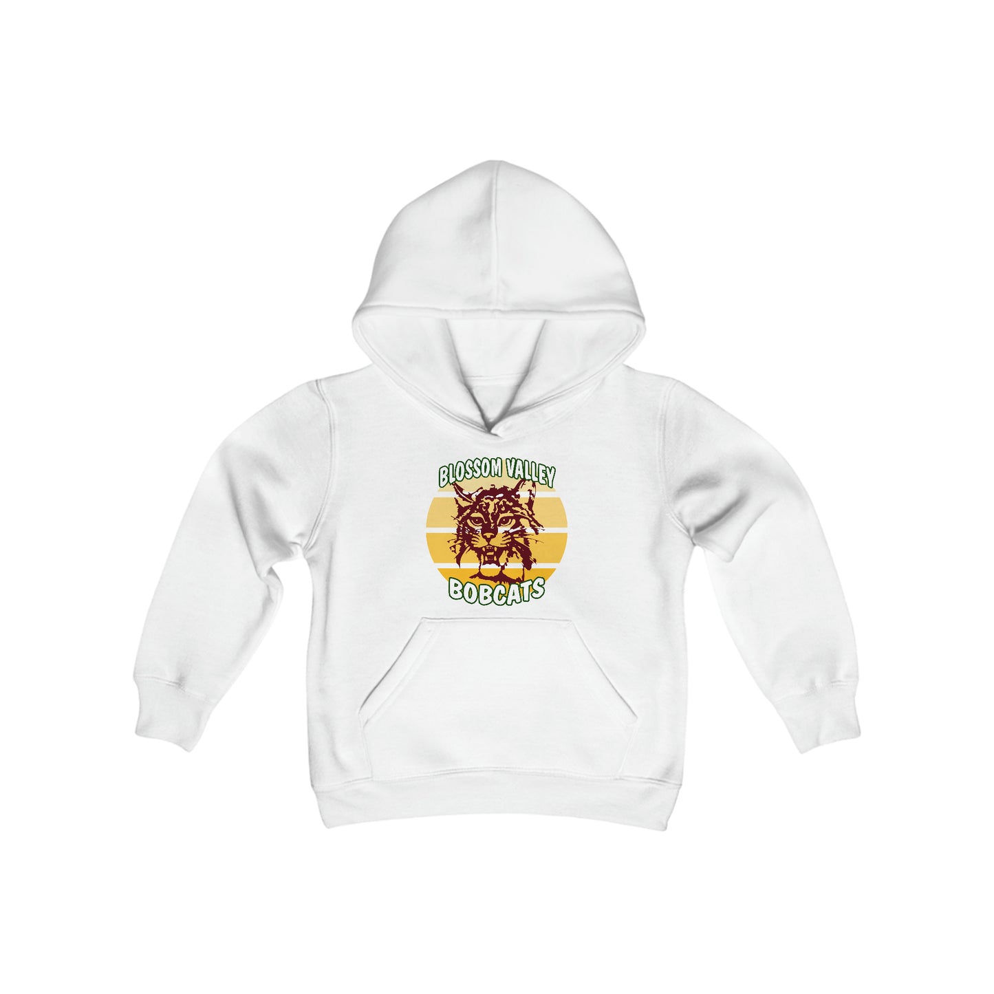 Old School Sun Bobcats Kids Hoodie
