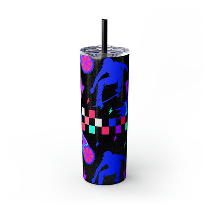 BV Life Skinny Tumbler with Straw, 20oz