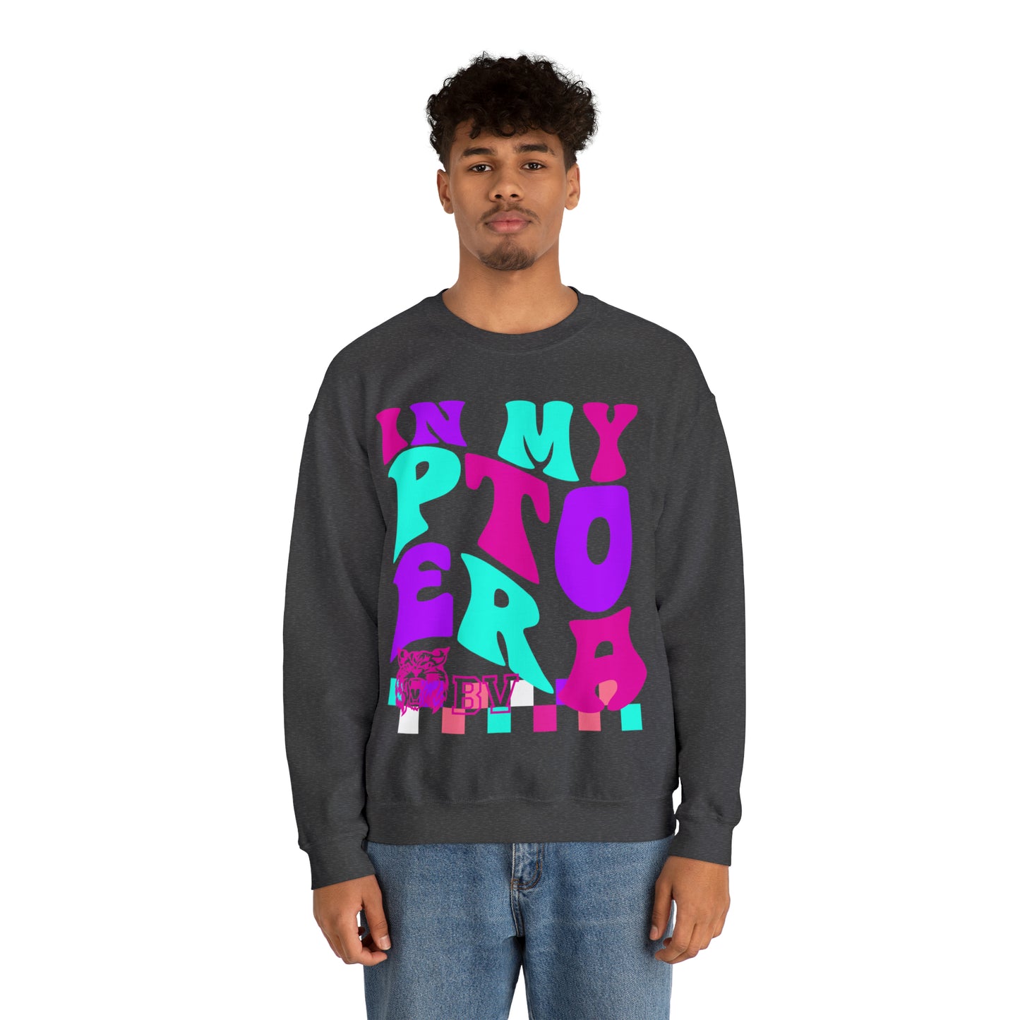 PTO Era Adult Crewneck Sweatshirt (Pink Logo)