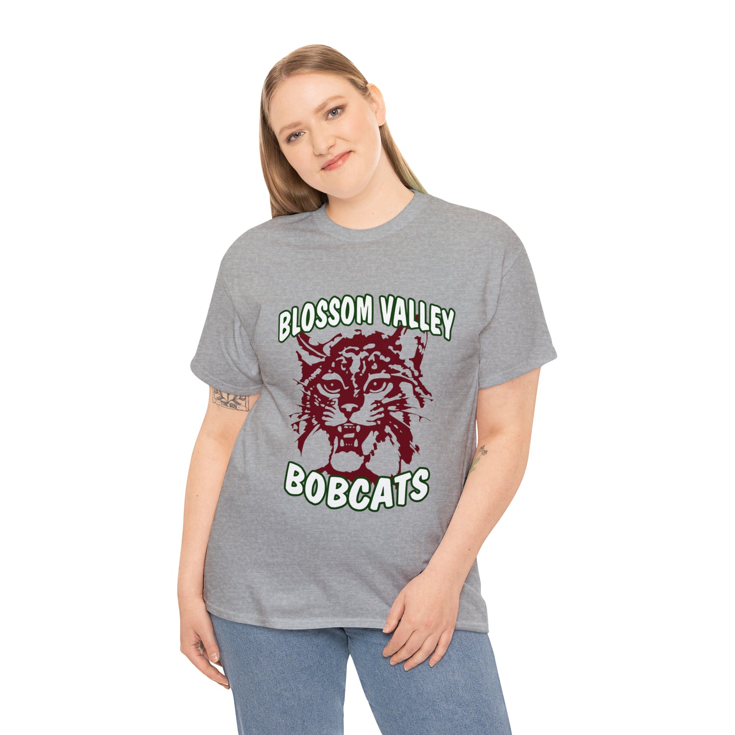 Old School Bobcats Adult Tee