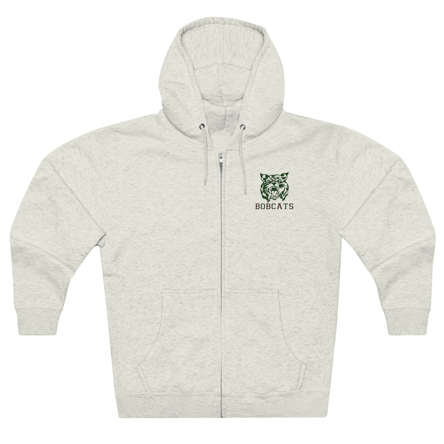 Bobcats Adult Zip-up Hoodie