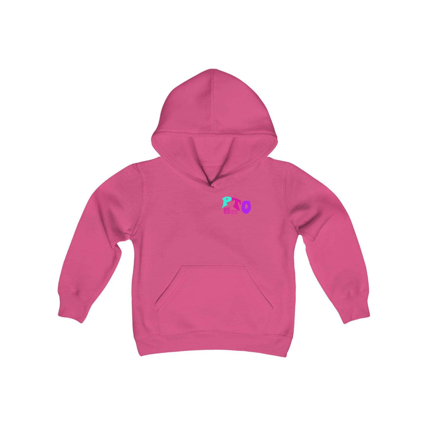 PTO Era Kids Hoodie (Pink Logo)