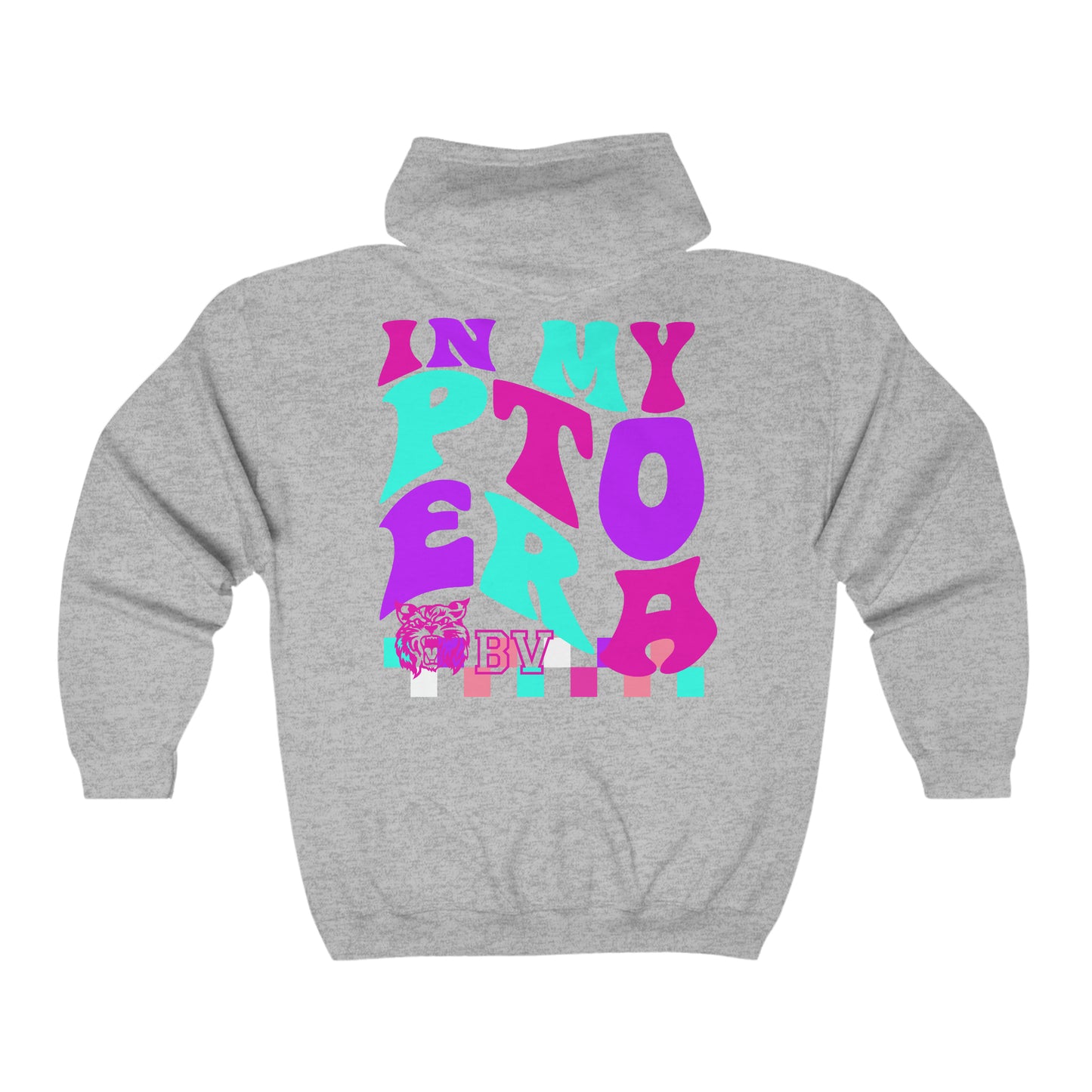 PTO Era Adult Zip-up Hoodie (Pink Logo)