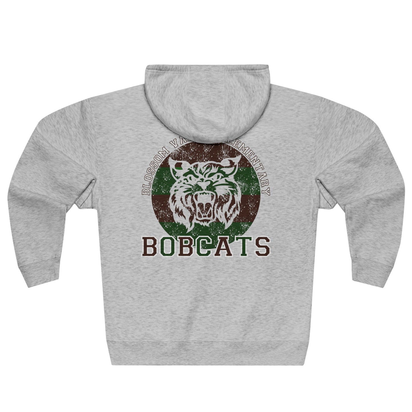 Bobcats Adult Zip-up Hoodie