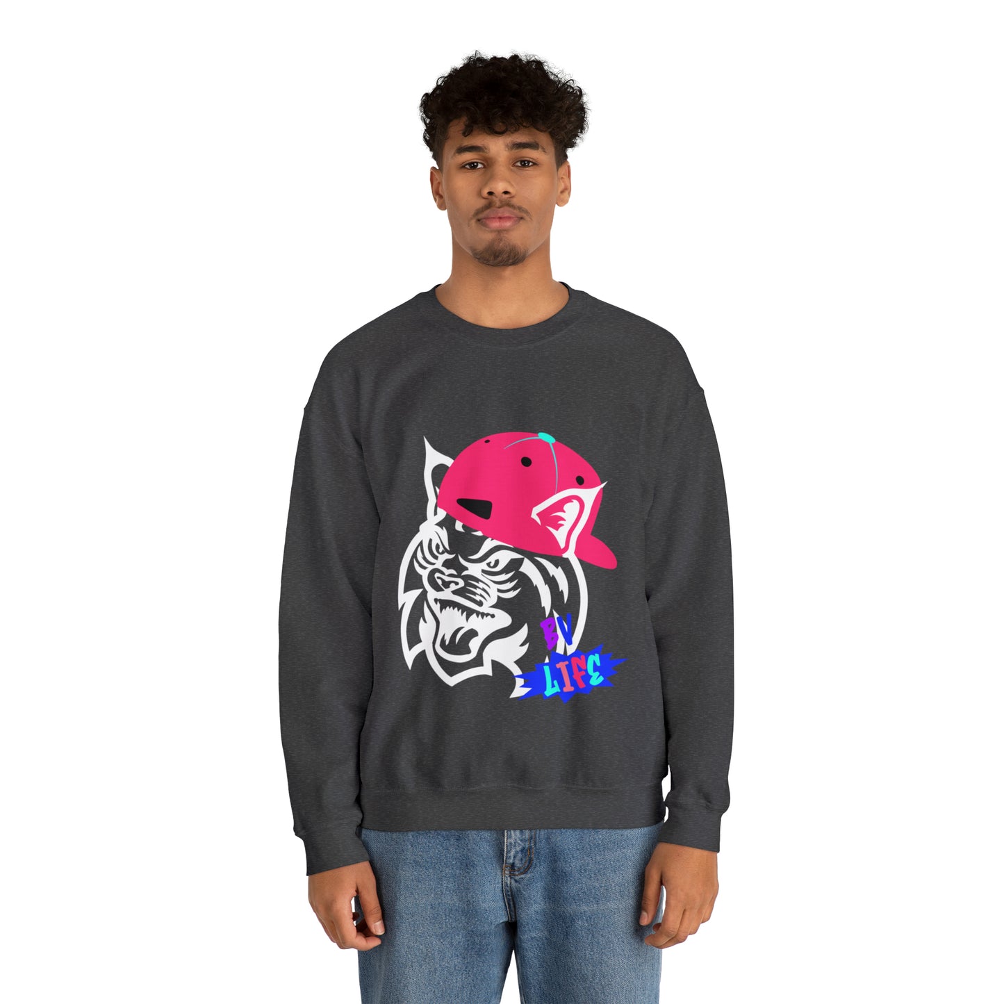 BV Life Cat Adult Crewneck Sweatshirt