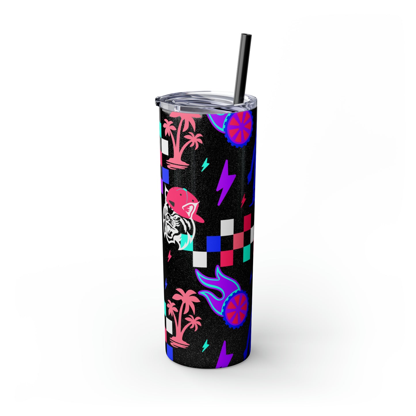 BV Life Skinny Tumbler with Straw, 20oz