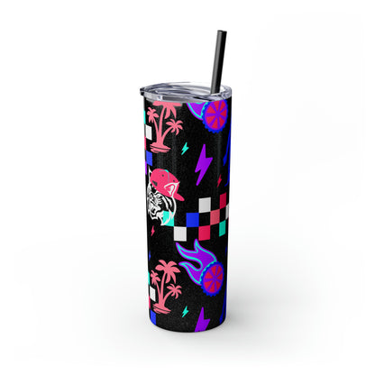 BV Life Skinny Tumbler with Straw, 20oz
