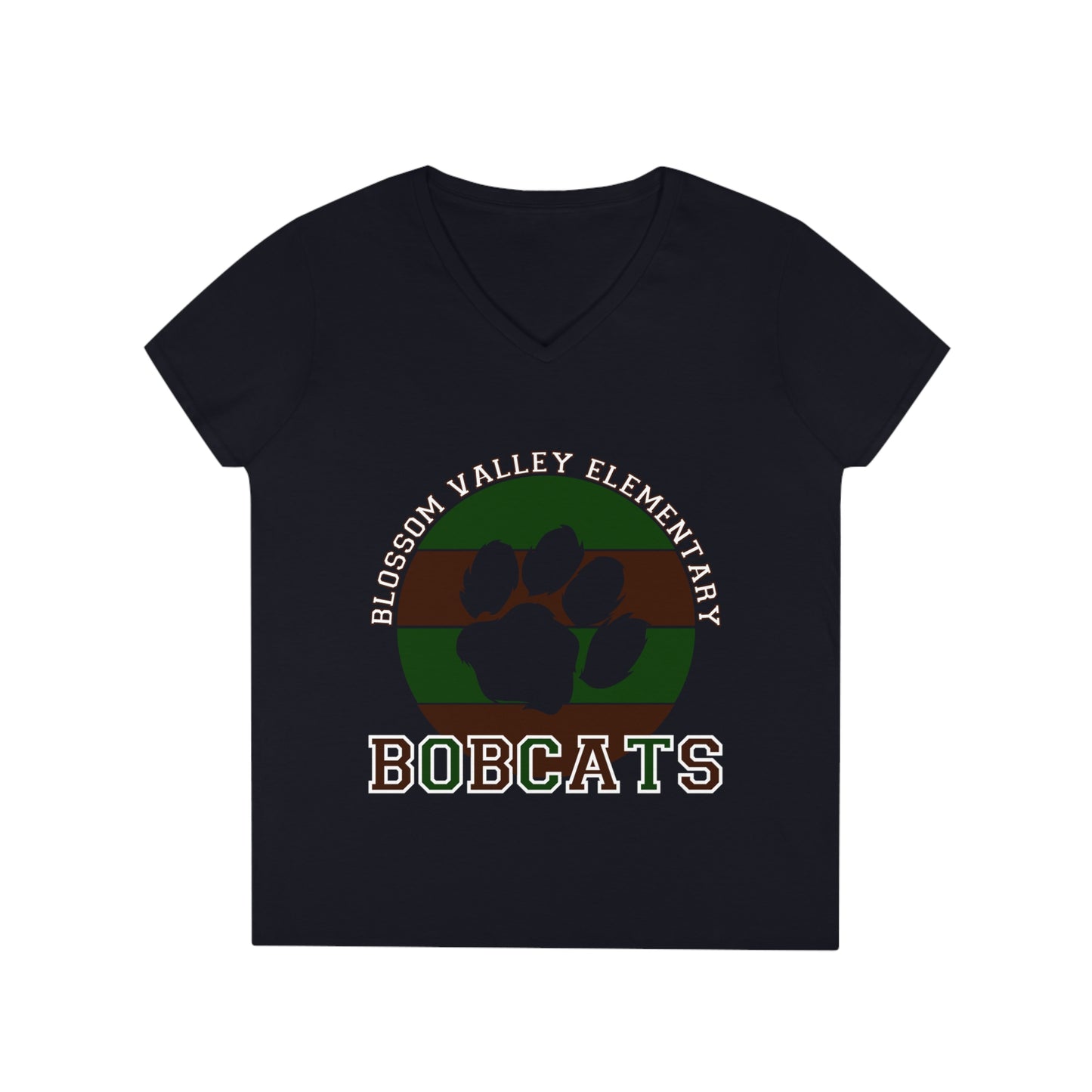 BV Paw Print V-Neck T-Shirt
