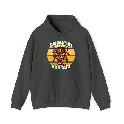Old School Sun Bobcats Adult Hoodie