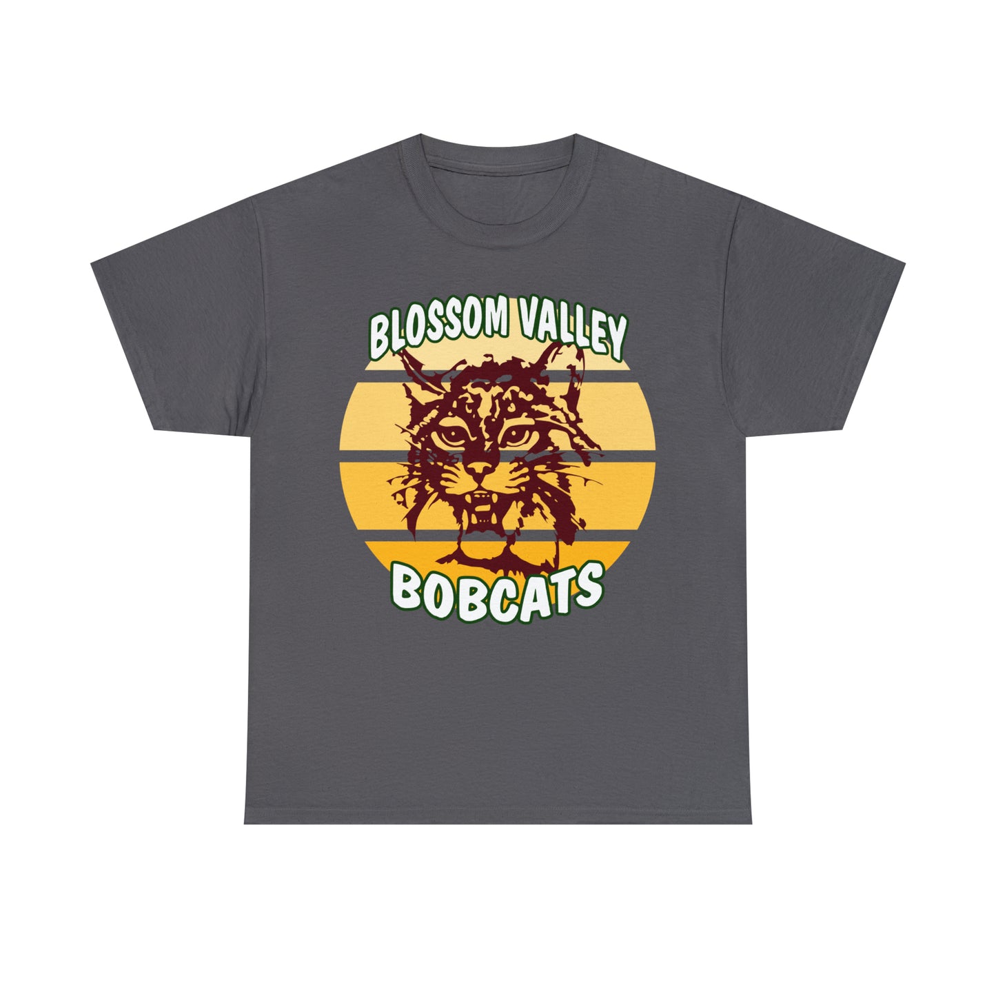 Old School Sun Bobcats Adult Tee
