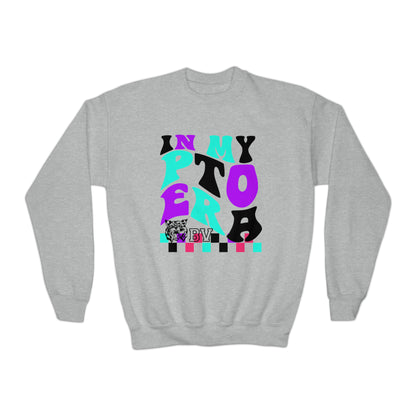 PTO Era Kids Crewneck Sweatshirt (Teal Logo)