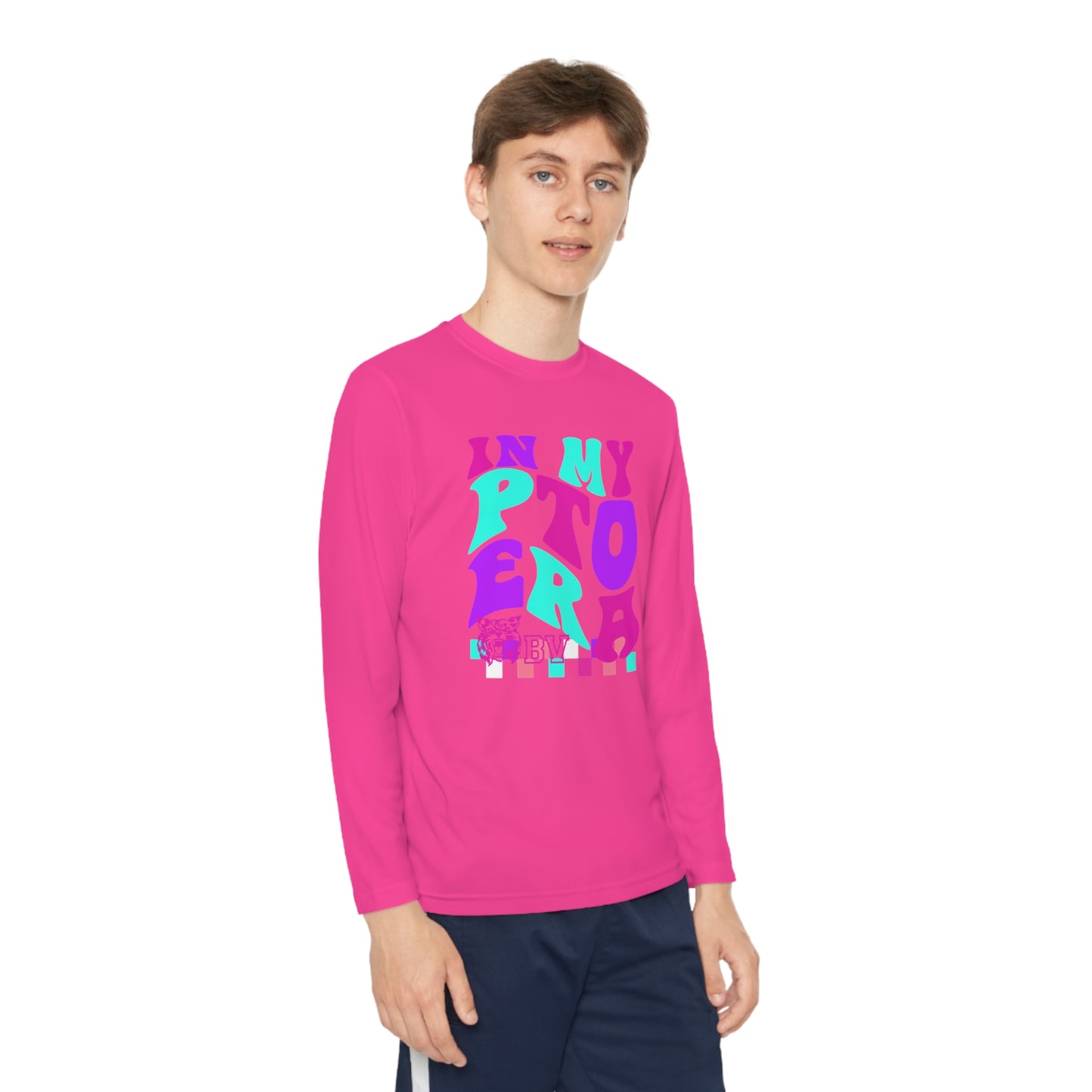 PTO Era kids Long Sleeve (Pink Logo)