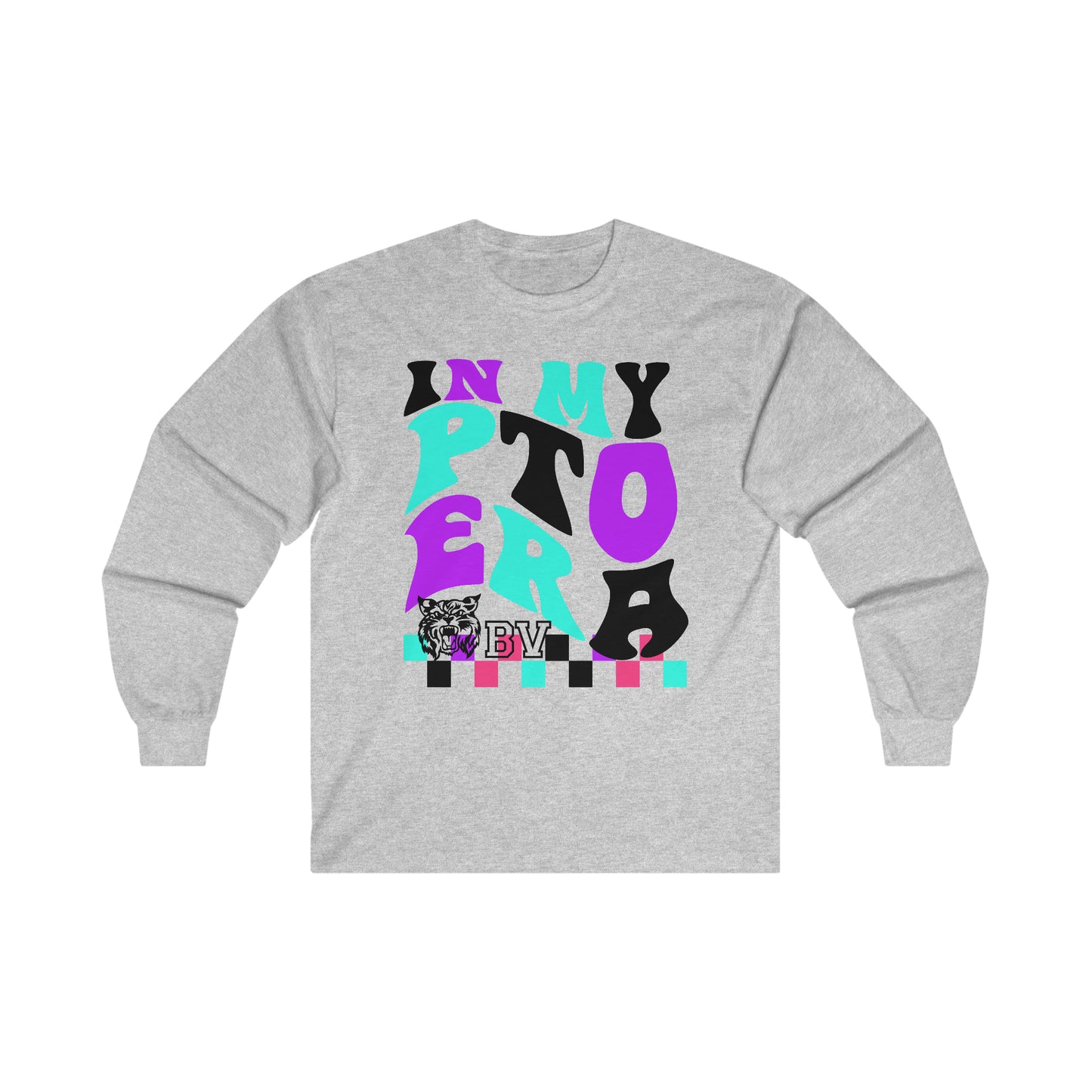 PTO Era Adult Long Sleeve Tee (Teal Logo)
