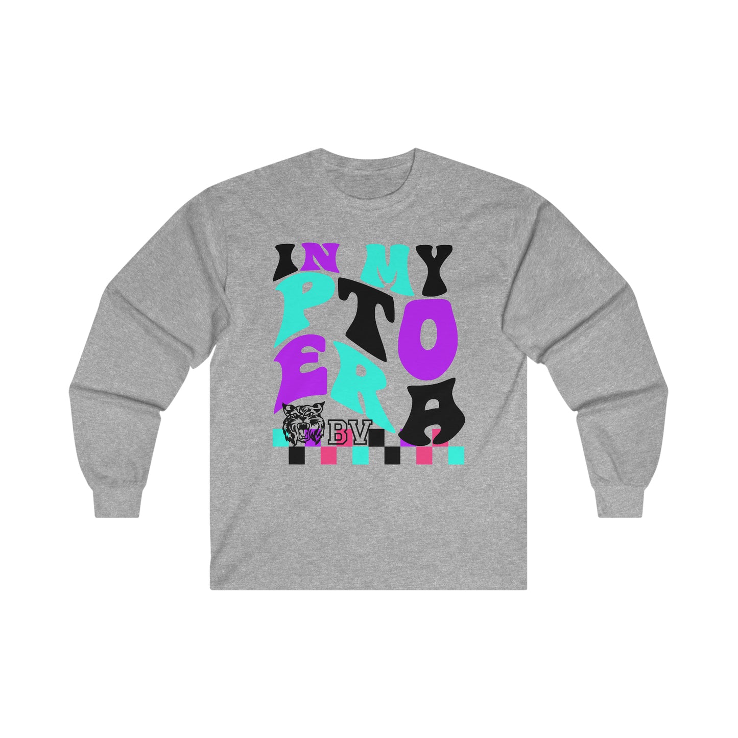 PTO Era Adult Long Sleeve Tee (Teal Logo)