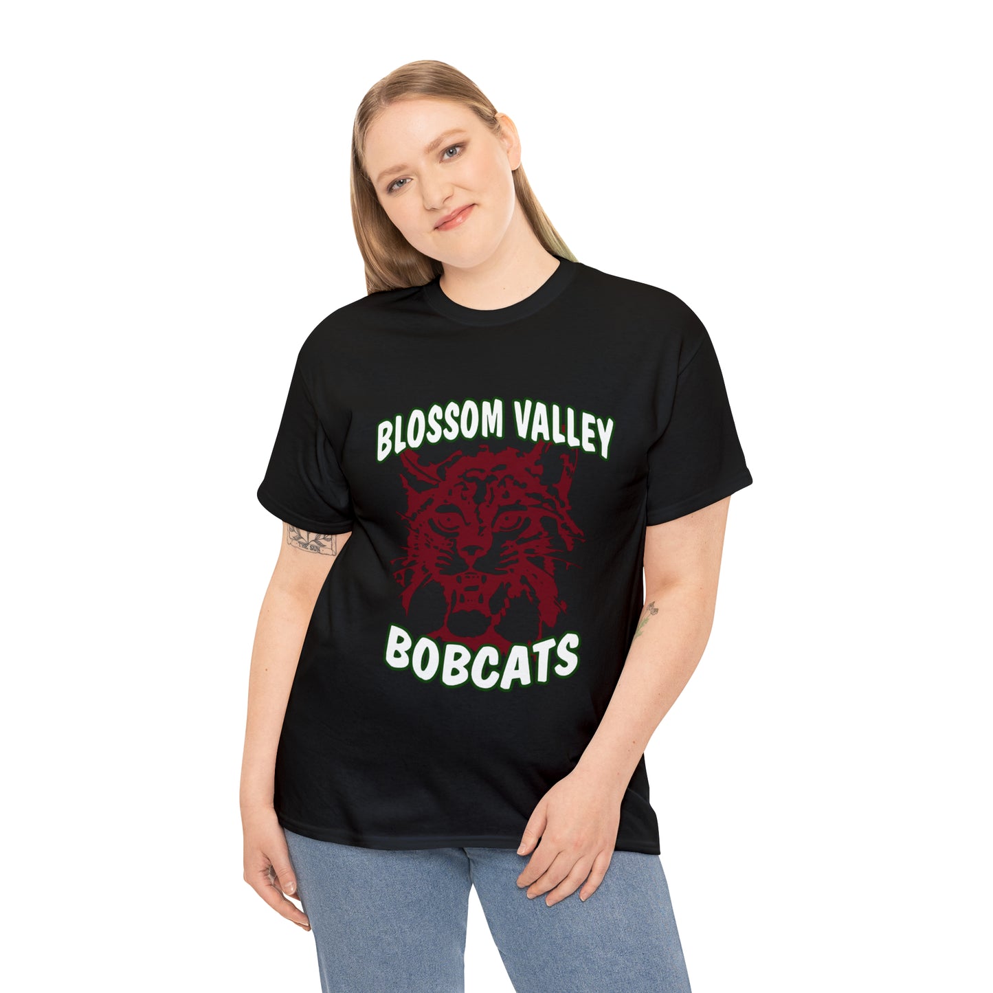 Old School Bobcats Adult Tee