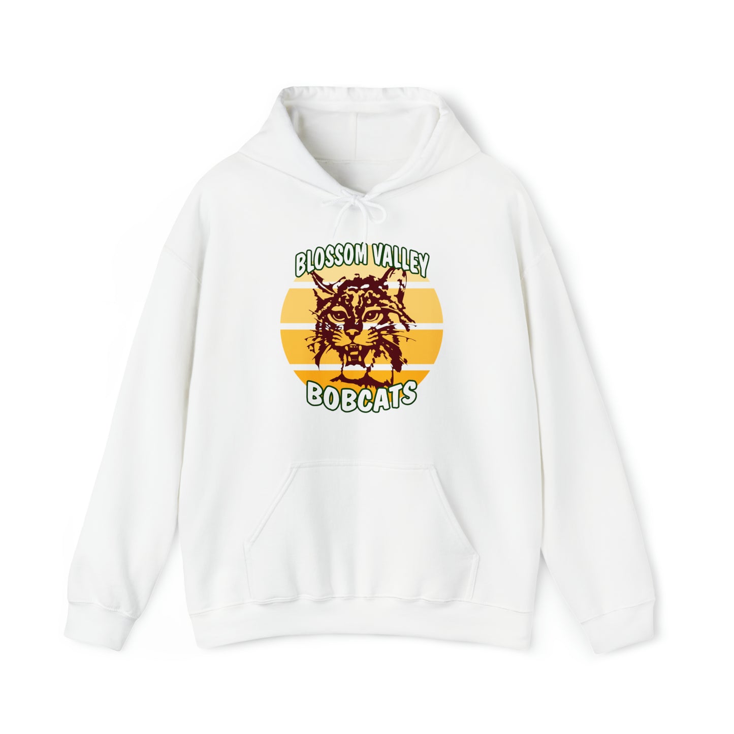 Old School Sun Bobcats Adult Hoodie