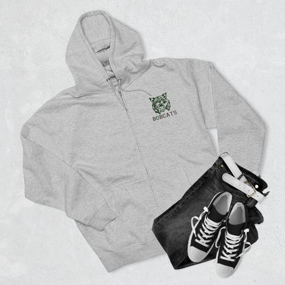 Bobcats Adult Zip-up Hoodie