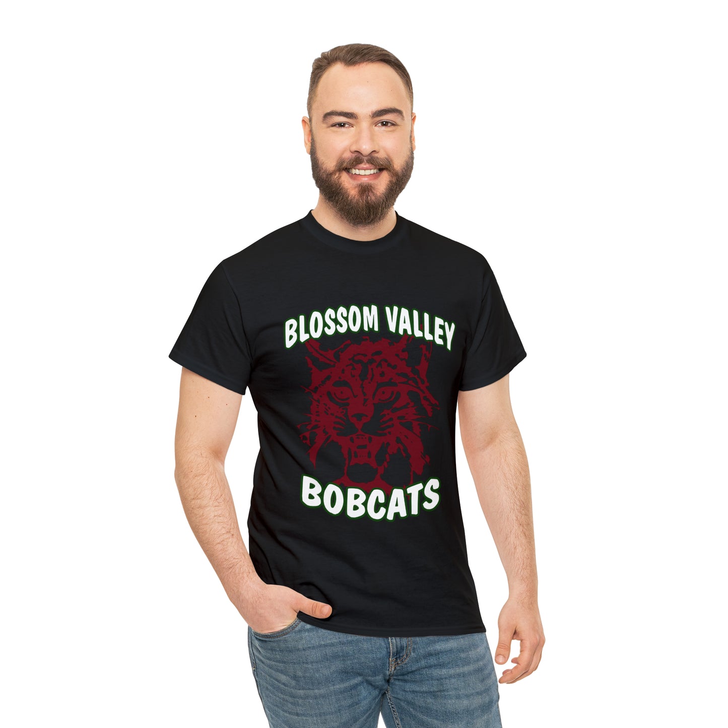 Old School Bobcats Adult Tee
