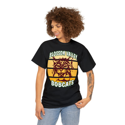 Old School Sun Bobcats Adult Tee