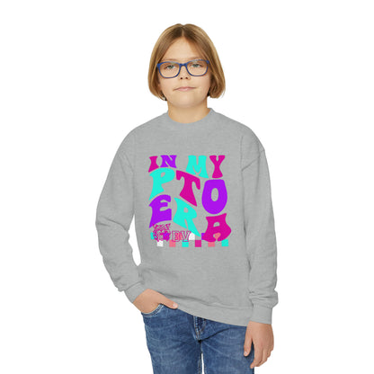 PTO Era Kids Crewneck Sweatshirt (Pink Logo)