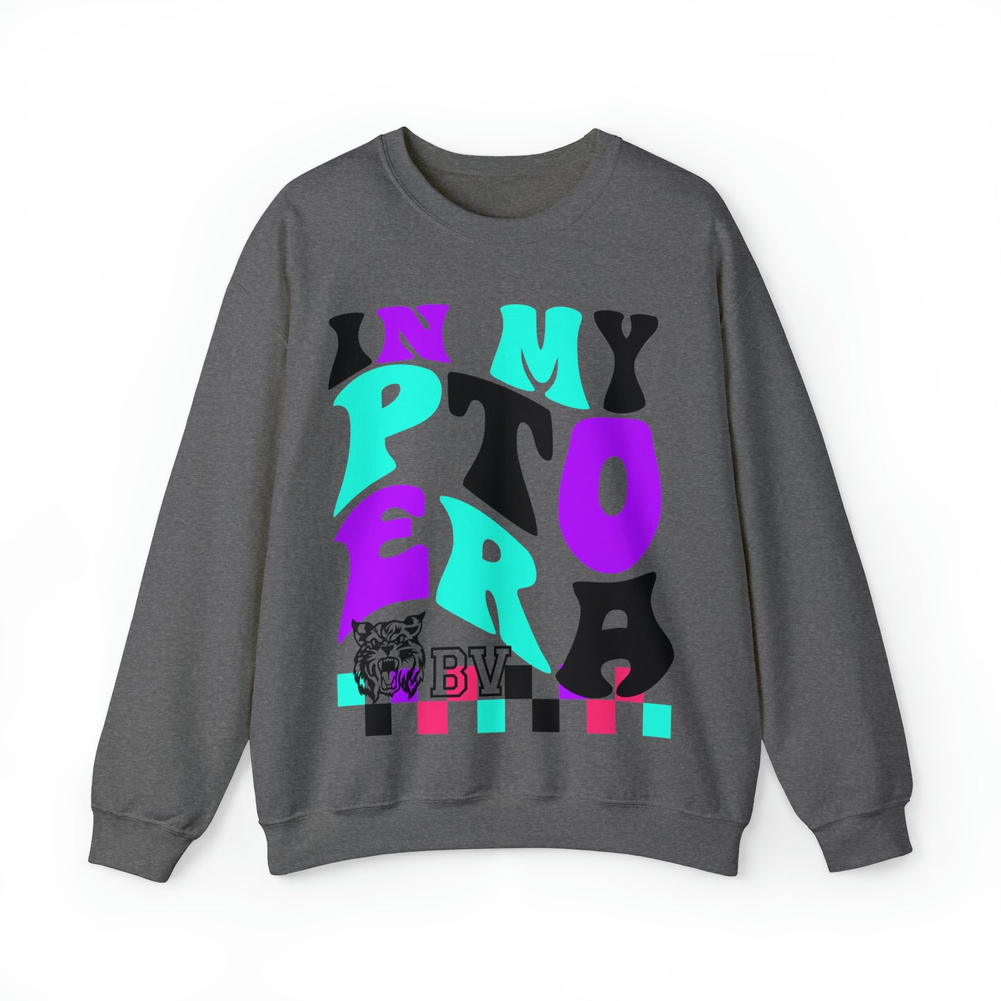 PTO Era Adult Crewneck Sweatshirt (Teal Logo)