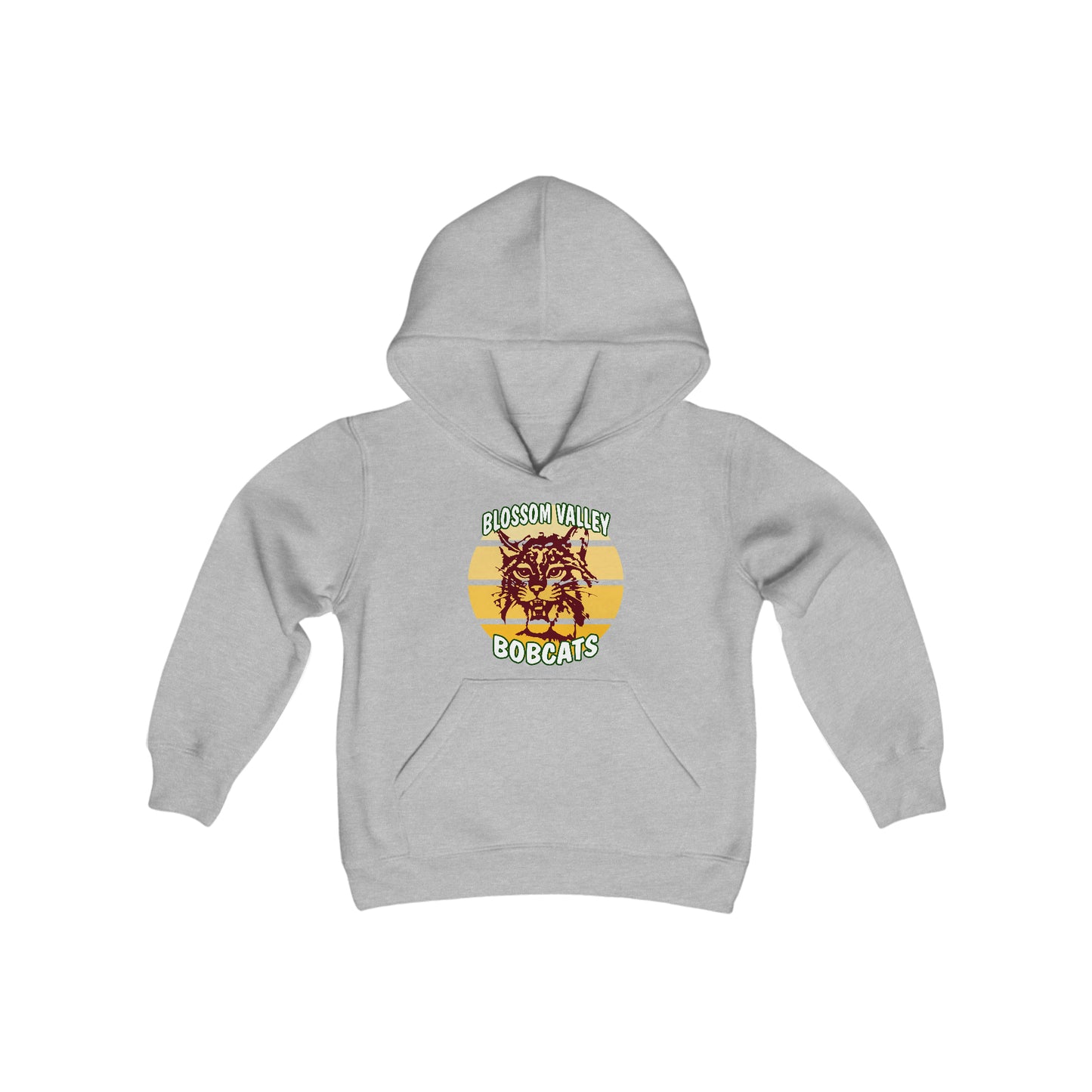 Old School Sun Bobcats Kids Hoodie