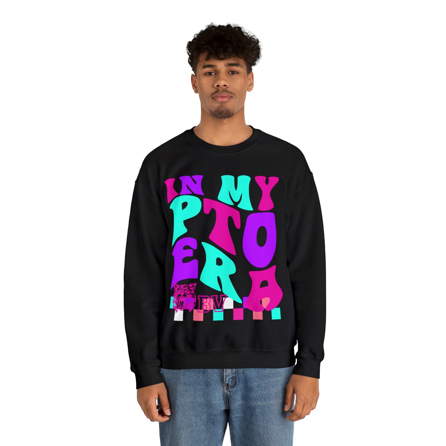 PTO Era Adult Crewneck Sweatshirt (Pink Logo)