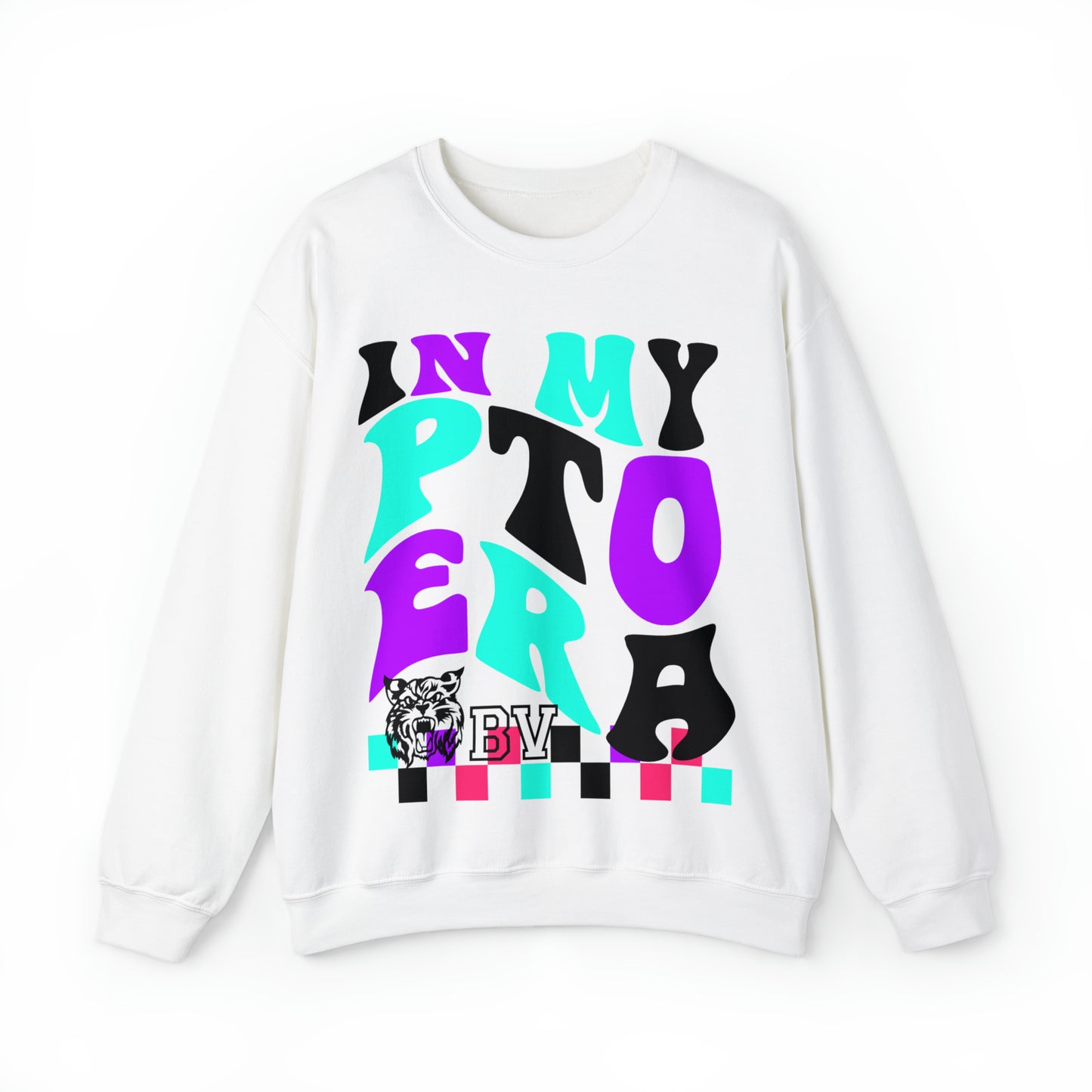 PTO Era Adult Crewneck Sweatshirt (Teal Logo)