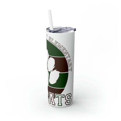 BV Paw Skinny Tumbler with Straw, 20oz