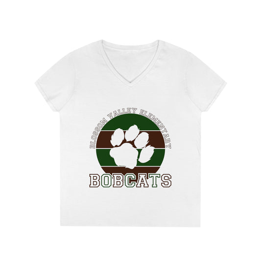 BV Paw Print V-Neck T-Shirt
