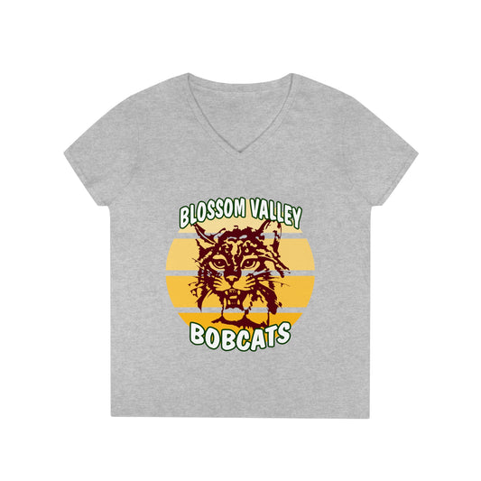 Old School Sun V-Neck T-Shirt