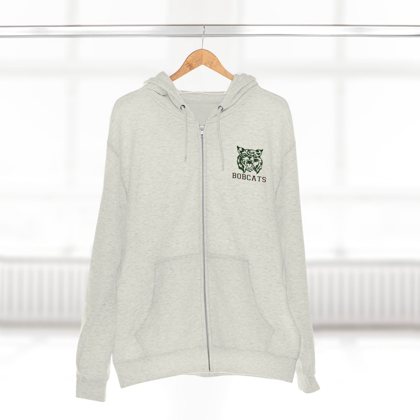 Bobcats Adult Zip-up Hoodie