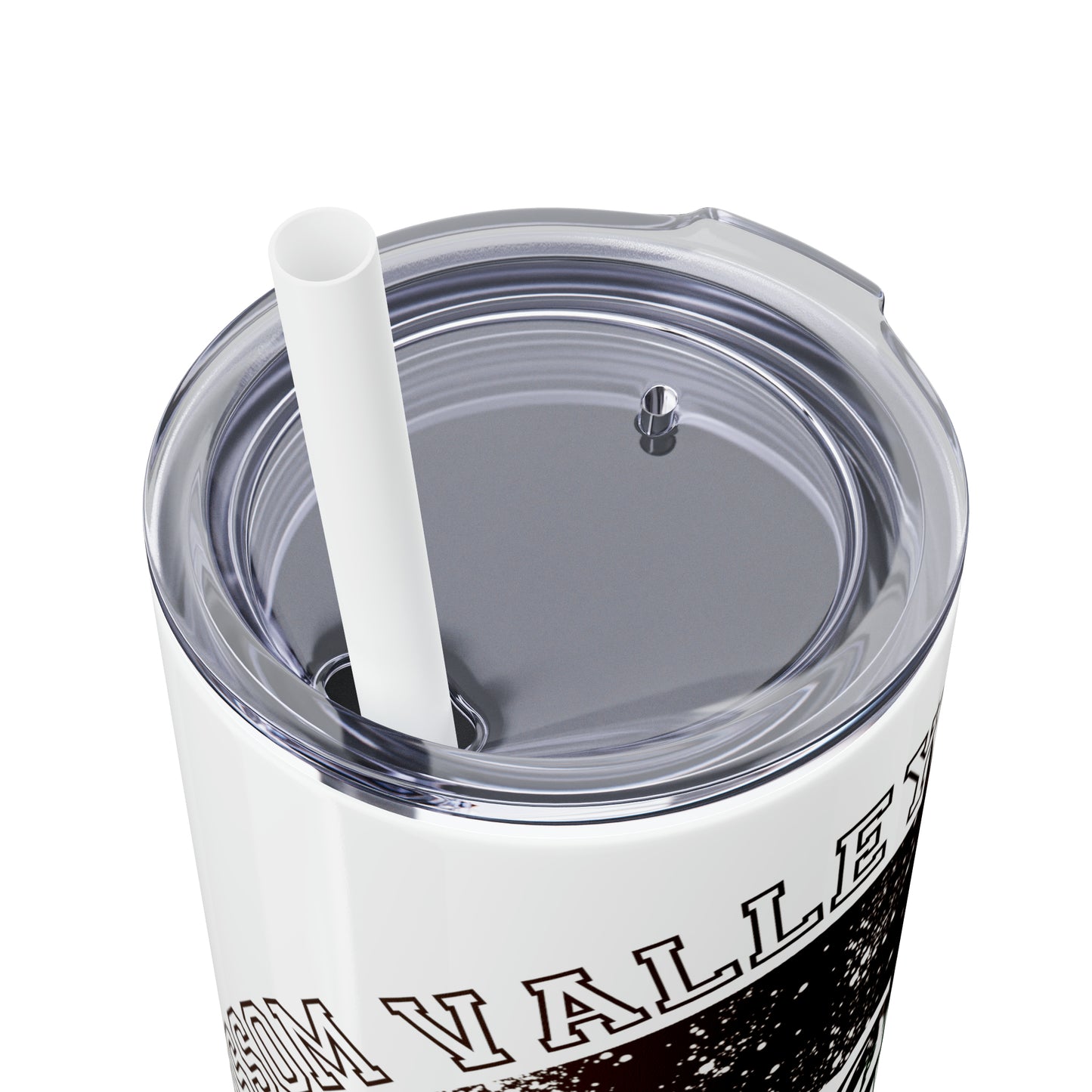 Bobcats Skinny Tumbler w/Straw, 20oz