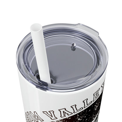 Bobcats Skinny Tumbler w/Straw, 20oz