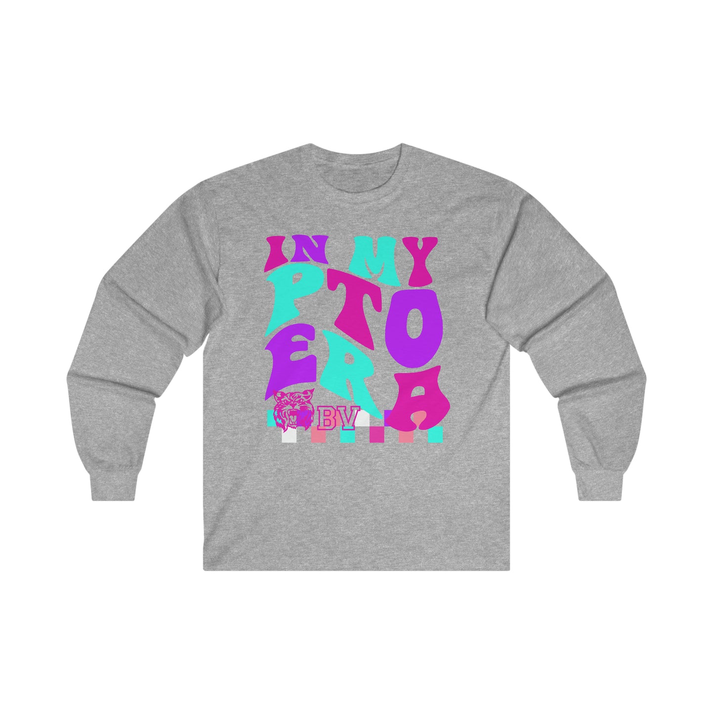 PTO Era Adult Long Sleeve Tee (Pink Logo)