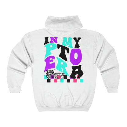 PTO Era Adult Zip-up Hoodie (Teal logo)