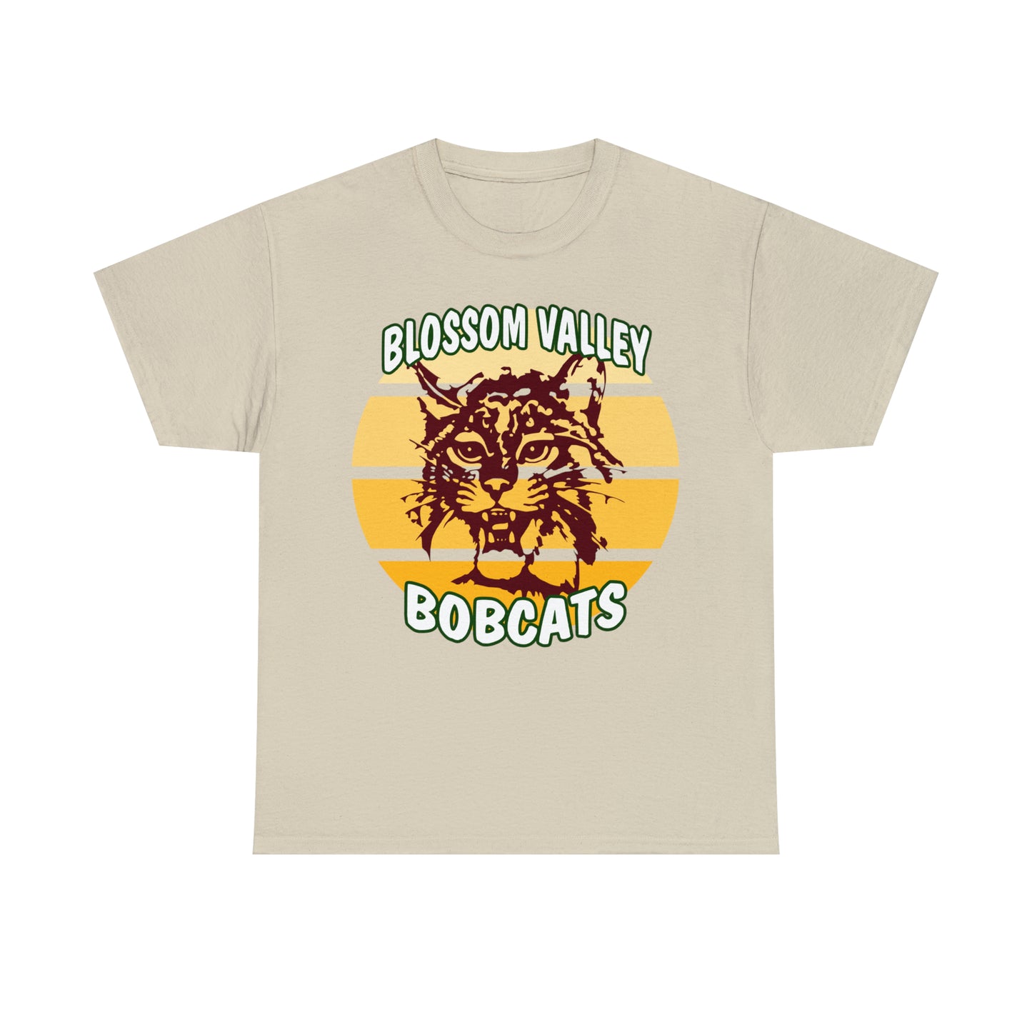 Old School Sun Bobcats Adult Tee