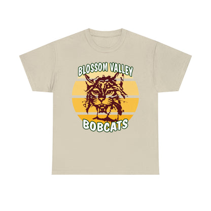 Old School Sun Bobcats Adult Tee