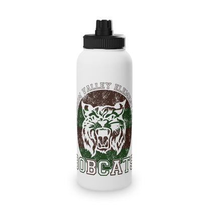 Bobcats Stainless Steel Water Bottle, Sports Lid