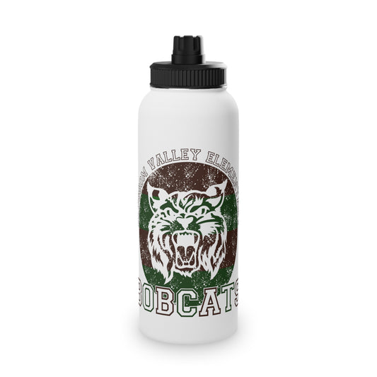 Bobcats Stainless Steel Water Bottle, Sports Lid