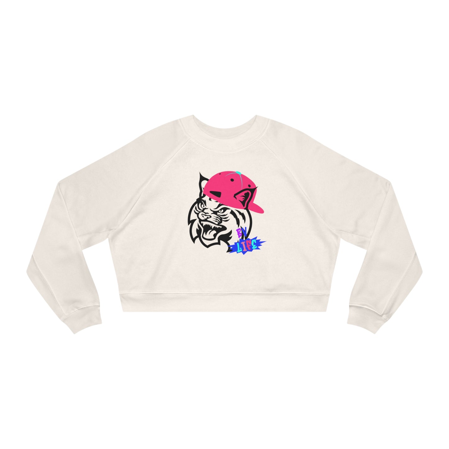 BV Life Cat Adult Cropped Pullover