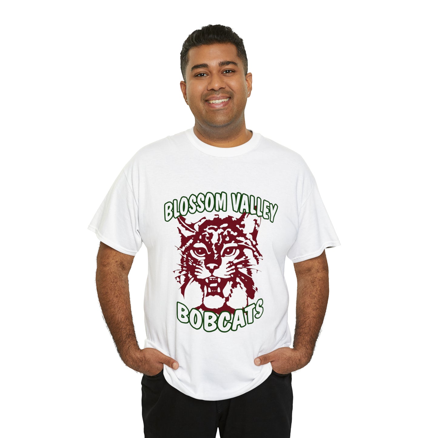 Old School Bobcats Adult Tee