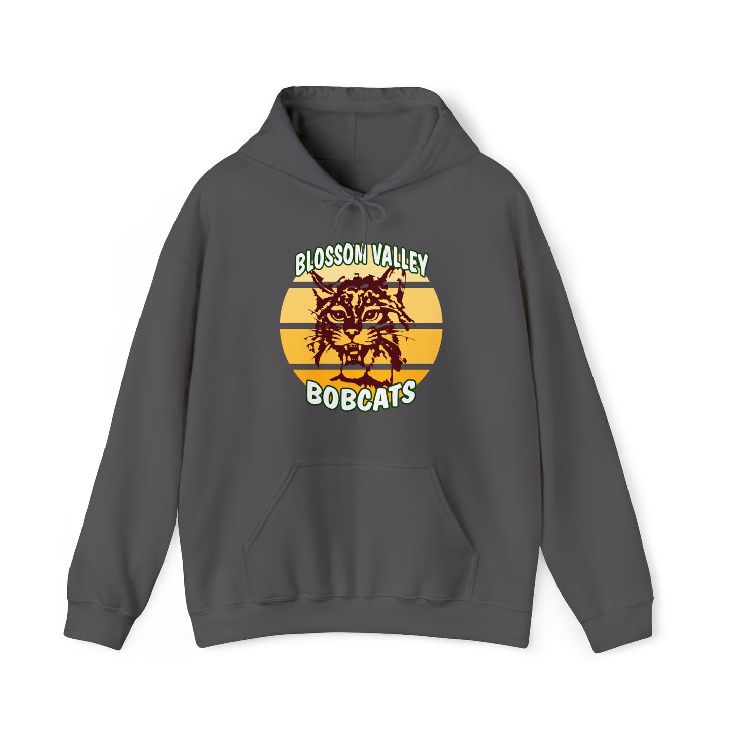 Old School Sun Bobcats Adult Hoodie
