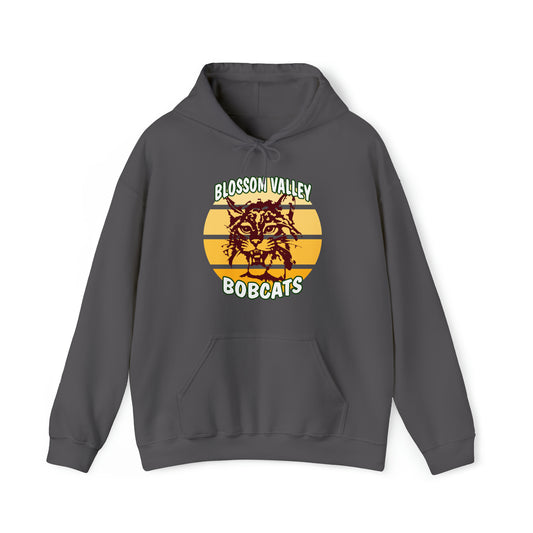 Old School Sun Bobcats Adult Hoodie