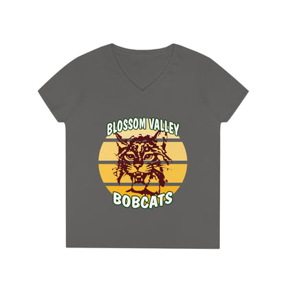 Old School Sun V-Neck T-Shirt