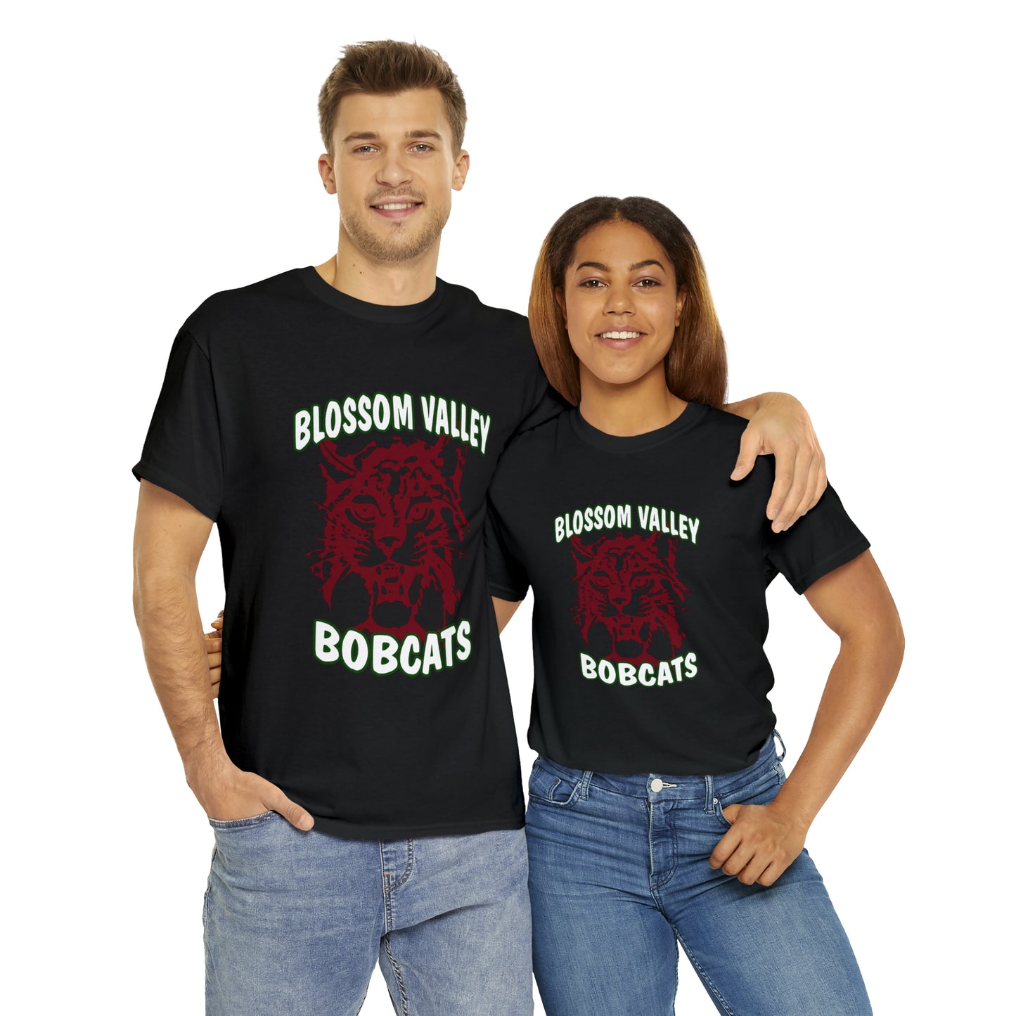 Old School Bobcats Adult Tee