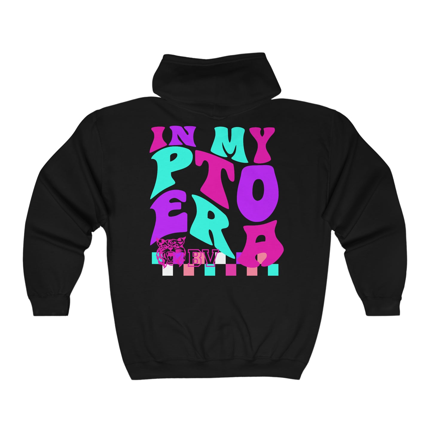 PTO Era Adult Zip-up Hoodie (Pink Logo)