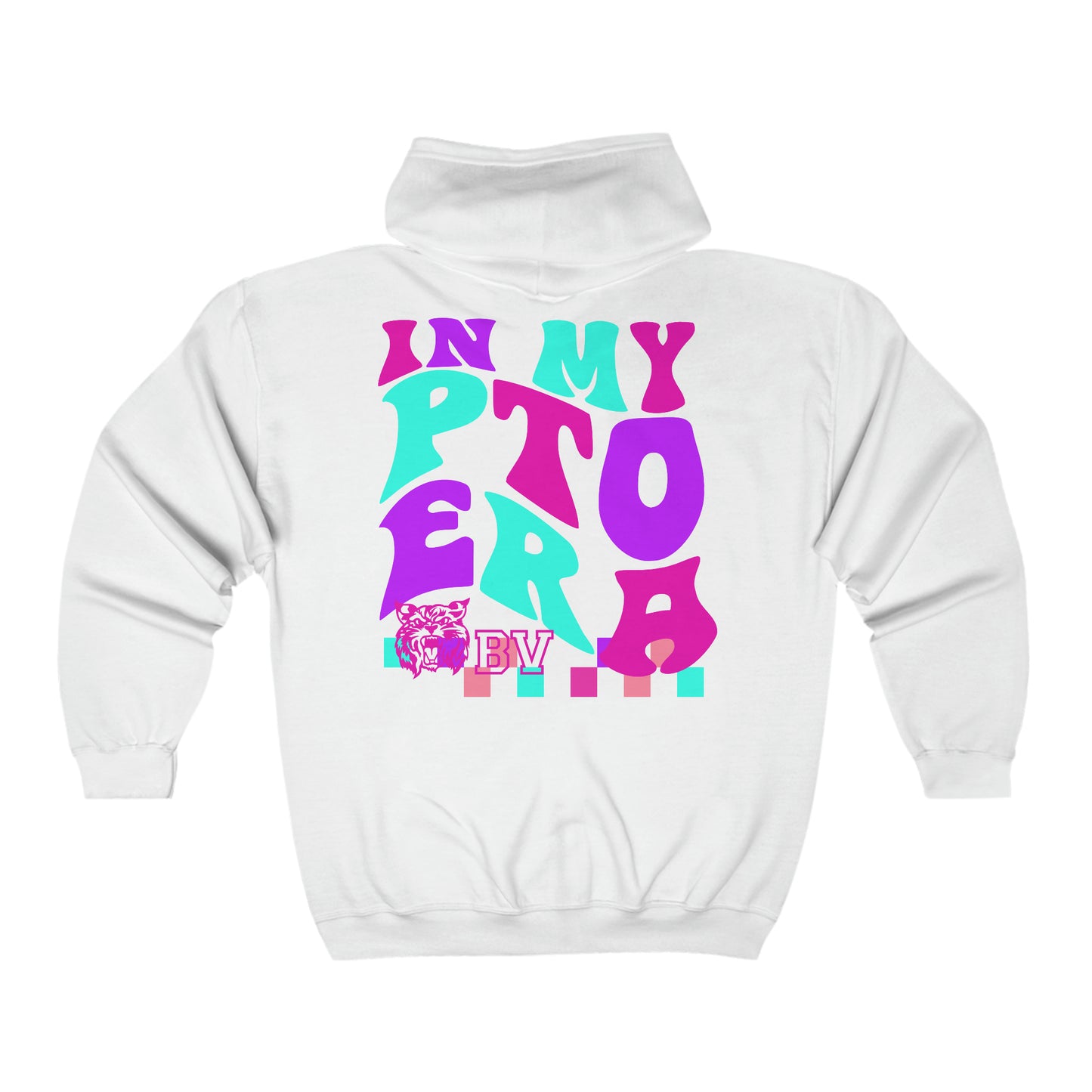 PTO Era Adult Zip-up Hoodie (Pink Logo)