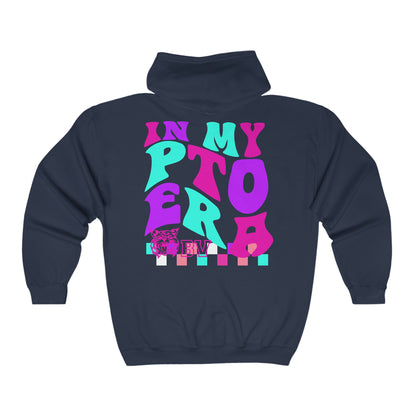 PTO Era Adult Zip-up Hoodie (Pink Logo)